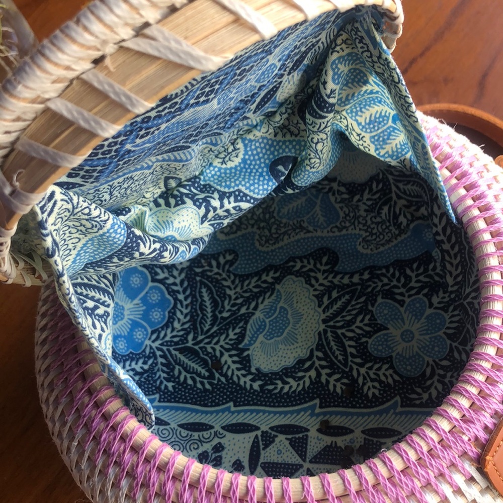 Colorful Rattan handbag - Picture 4 of 5